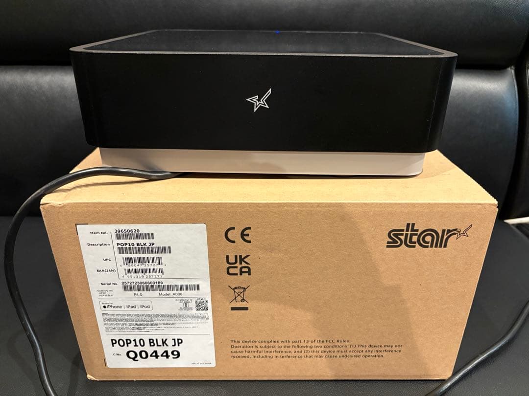 スター精密 mPOP キャッシュドロア内臓レシートプリンター Airレジ対応