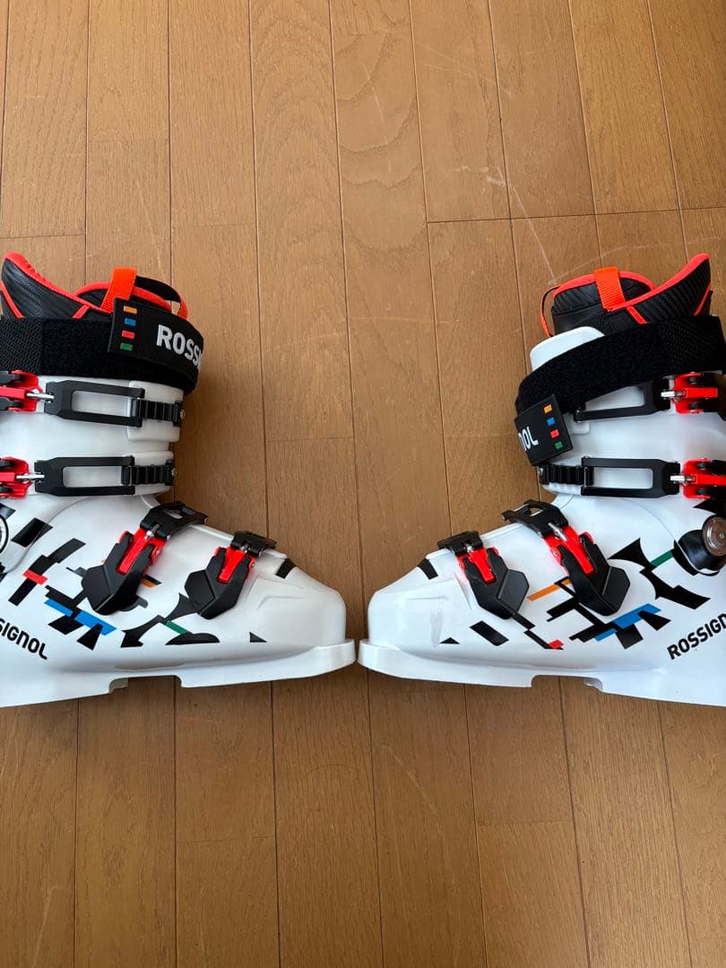 ROSSIGNOL スキー ブーツ ホワイト/レッド