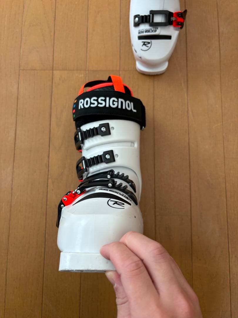 ROSSIGNOL スキー ブーツ ホワイト/レッド