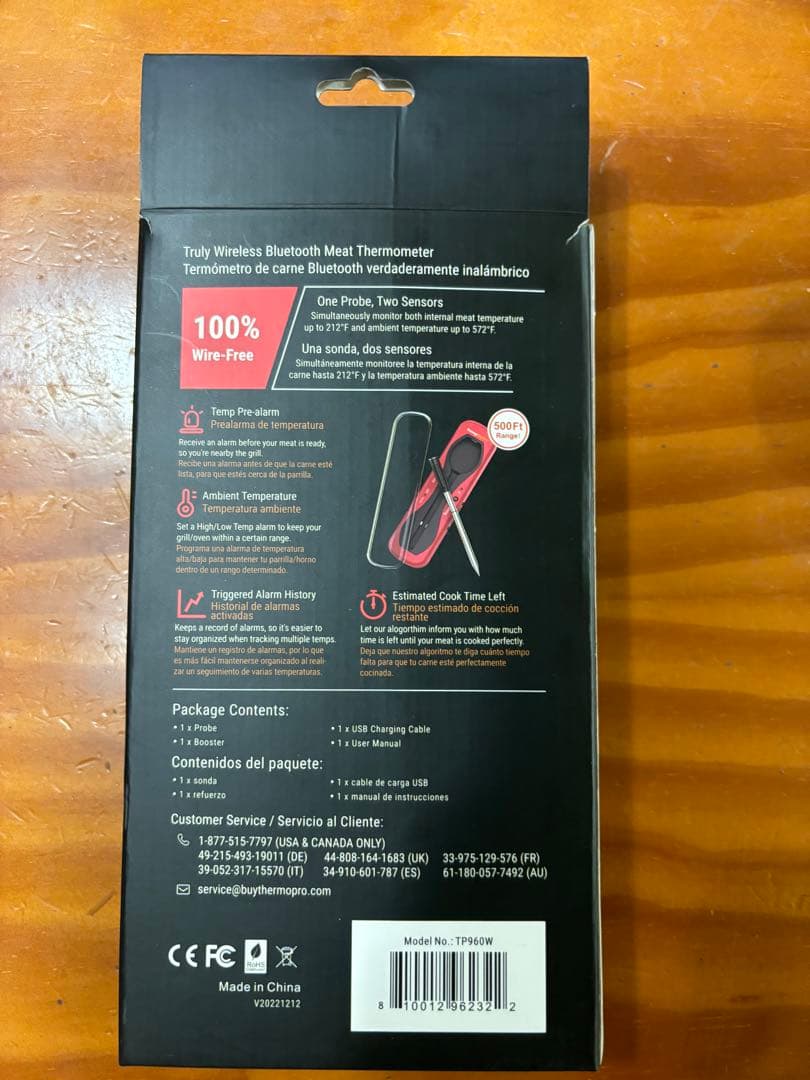 スモーカー用温度計　Temp spike 燻製機用内部温度計