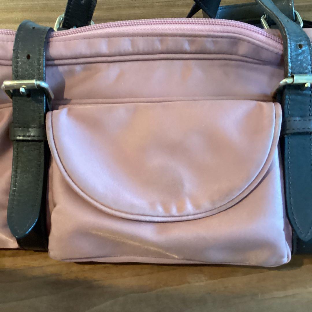 PORTER フルートケース ピンク ハンドバッグ　ショルダーバッグ　2way