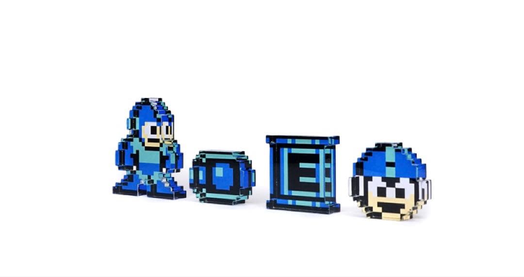 大カプコン展　ロックマンアクリルフィギュアセット2種