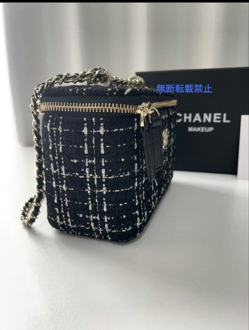 シャネル ノベルティ ツイード ショルダーバッグ