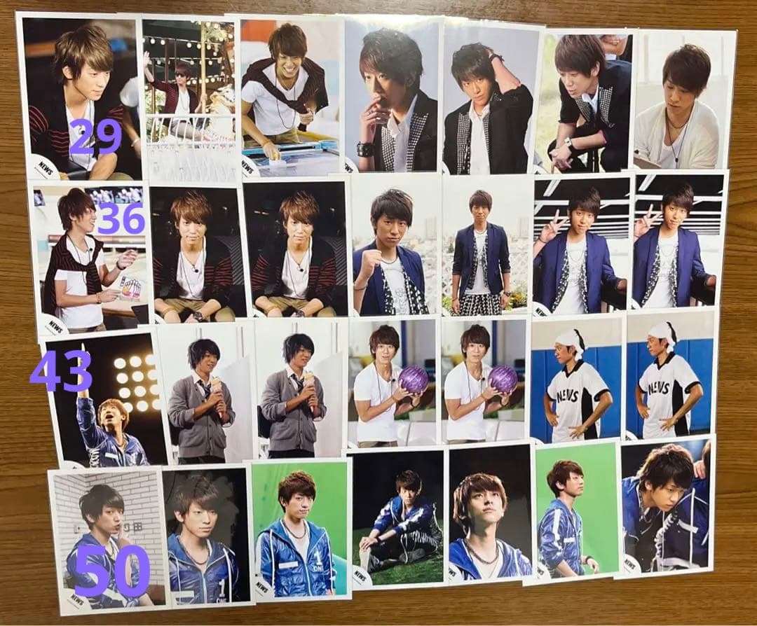 NEWS 小山慶一郎 公式写真 バラ売り可