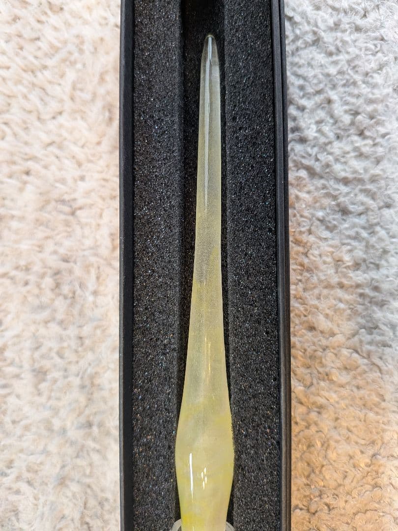 【新品未使用】aunガラスペン　光彩　色流し　春風　F