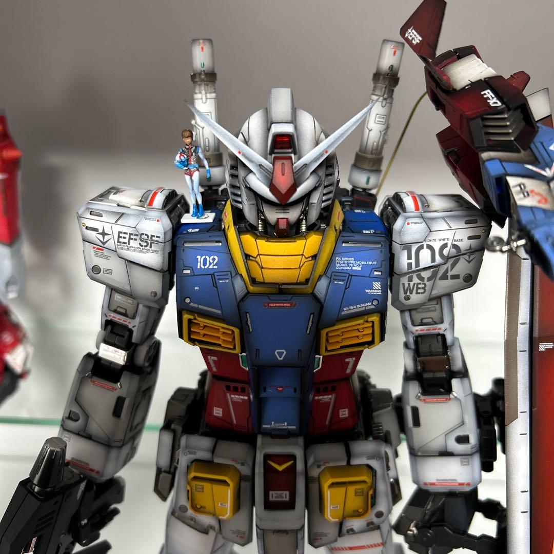 ガンプラ塗装済み完成品PG UNLEASHED 機動戦士ガンダム RX-78-2