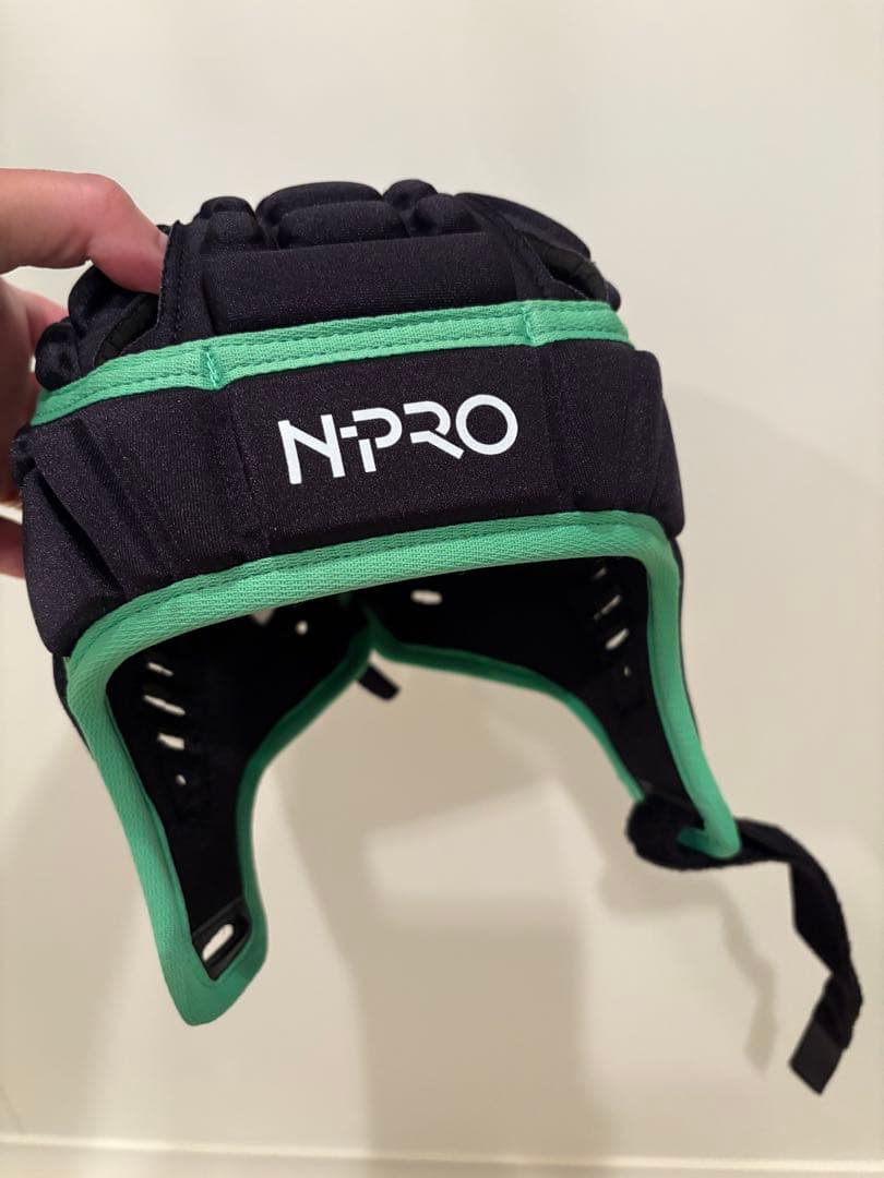 N-PRO ヘッドキャップS 55CM グリーン　1度使用