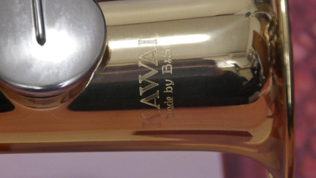 KAWAI B&S　ソプラノサックス（整備済み）マウスピース他一式付属