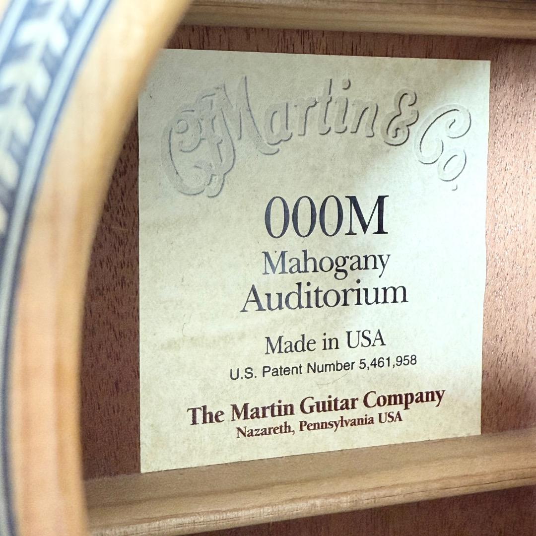 美品 Martin 000M アコースティックギター 1997年 USA製