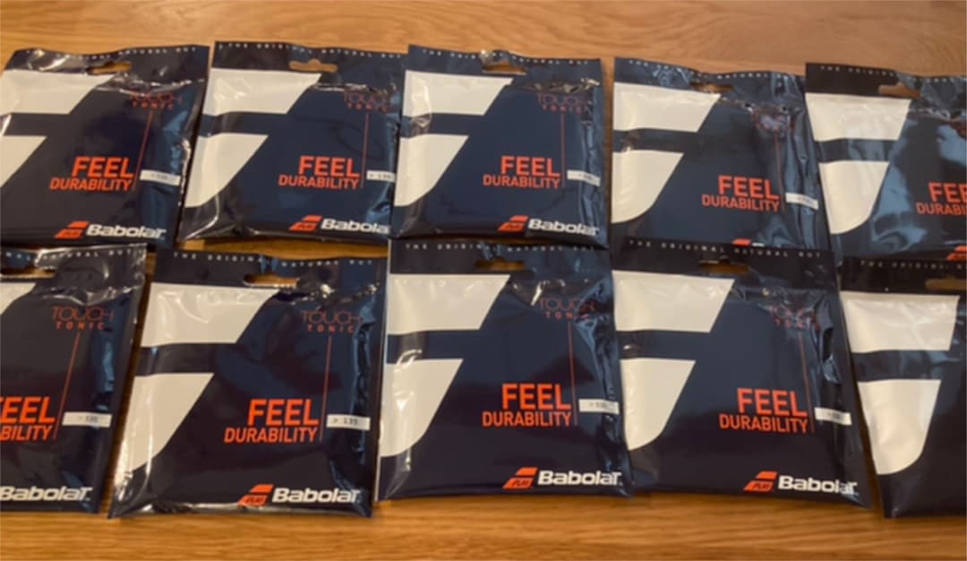 バボラ Babolat タッチトニック 1.35mm以上10張りセット