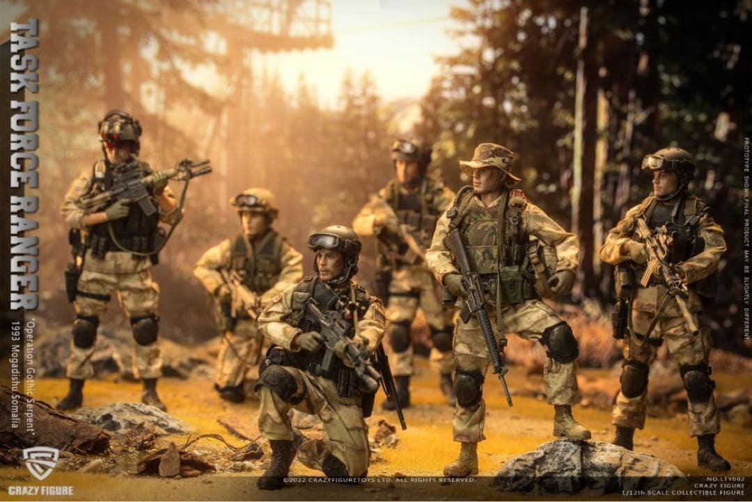 ミリタリー US Military75th Delta Special Force 1/12