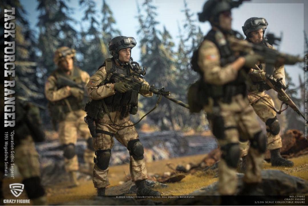 ミリタリー US Military75th Delta Special Force 1/12