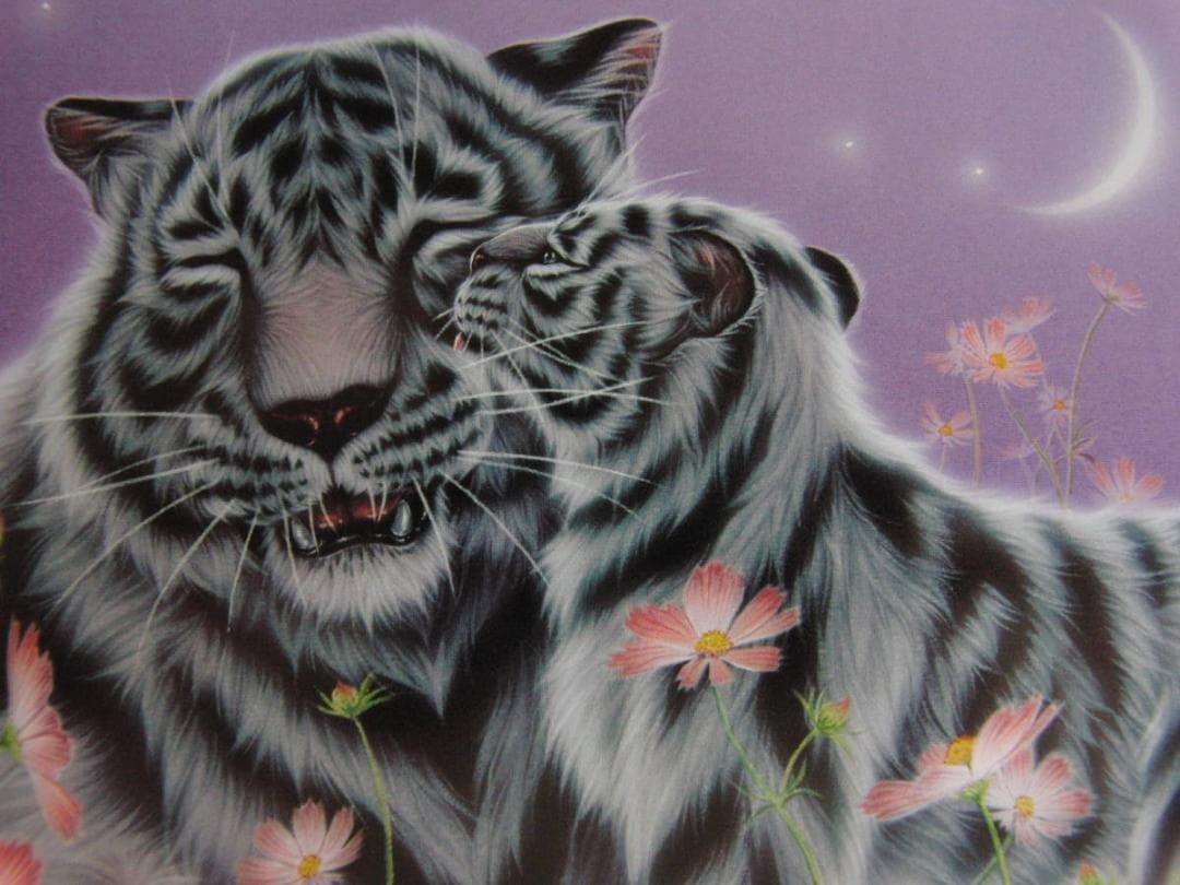 西野健太郎、【I love you,Mom】、希少な額装用画集より、新品額装付