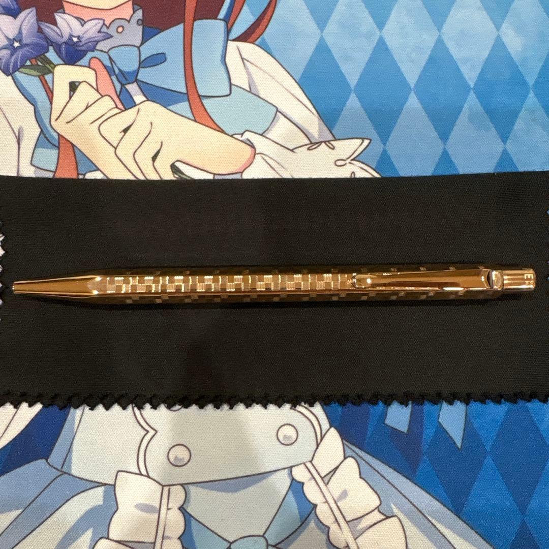 CARAN D'ACHE ボールペン エクリドール ダミエローズゴールド