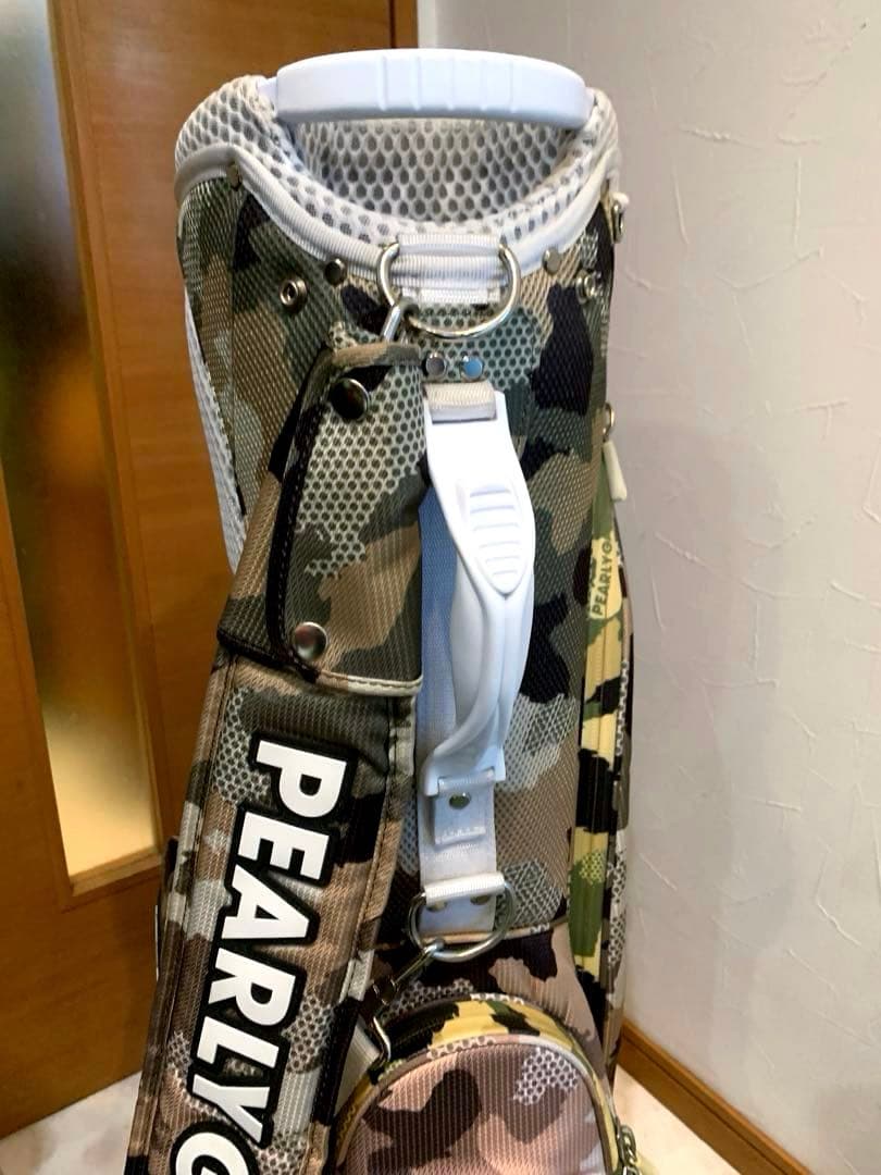 正規品　パーリーゲイツ　迷彩　カモフラ　スタンドキャディバッグ　メンズレディース