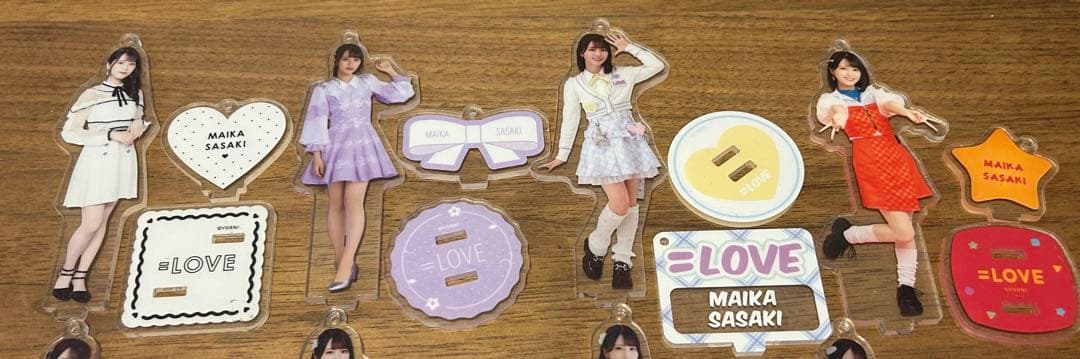 バラ売り可能：佐々木舞香 アクスタ8点