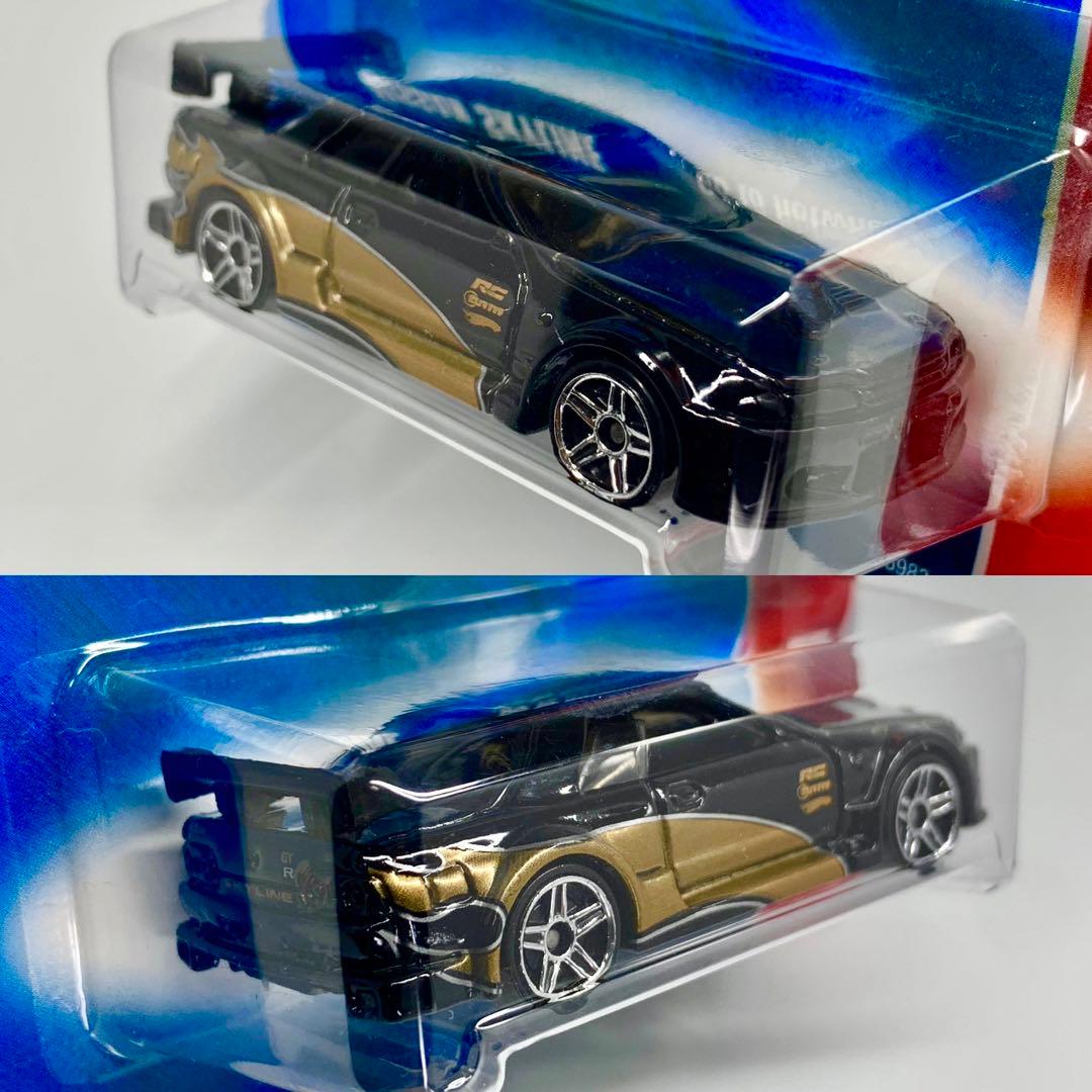 ホットウィール 日産 スカイライン GT-R BNR32 黒/金