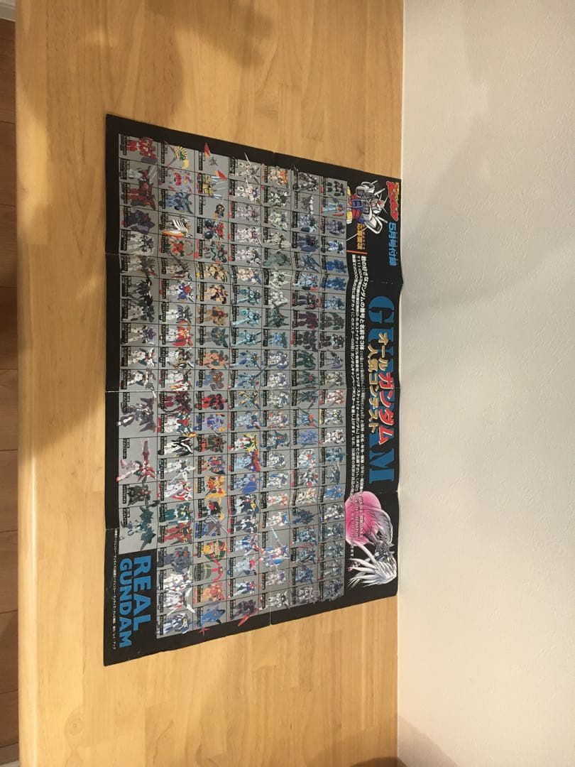 オールガンダム　人気コンテスト　ポスター　コミックボンボン付録