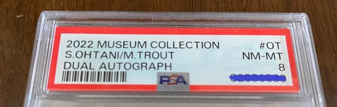 大谷翔平,トラウトDUAL AUTOGRAPHS CARD #OT