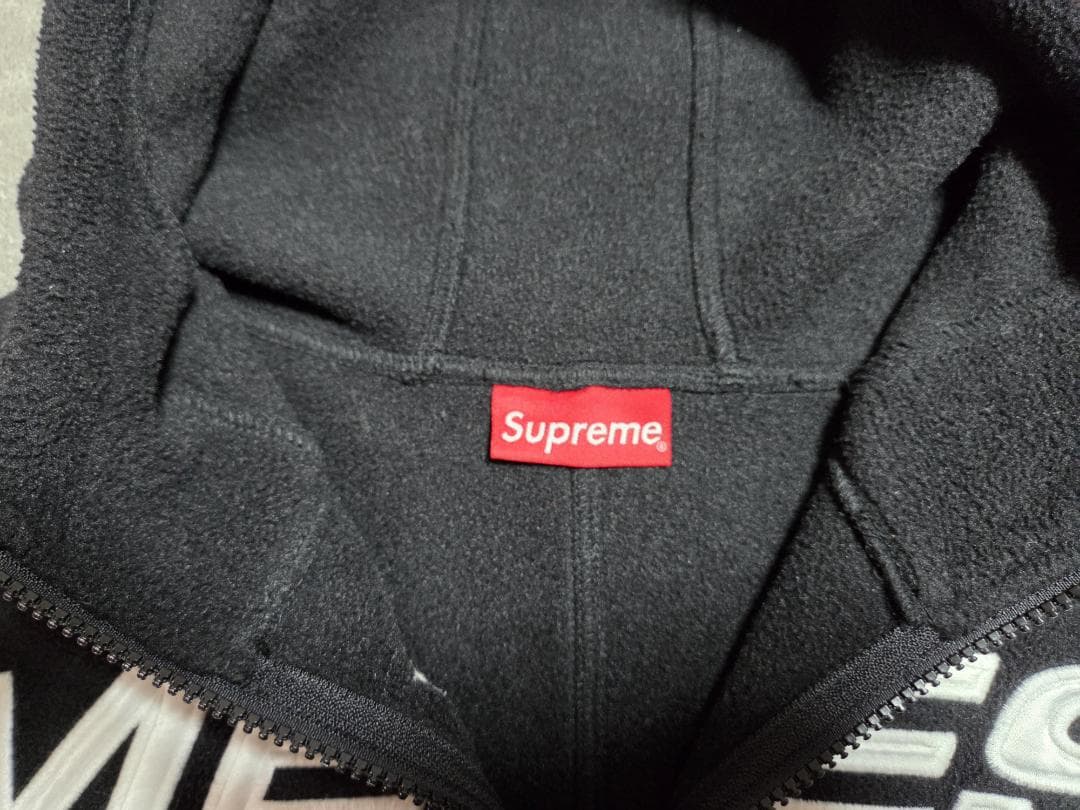 【更に値下しました】Supremeポーラテックフリースパーカー黒S