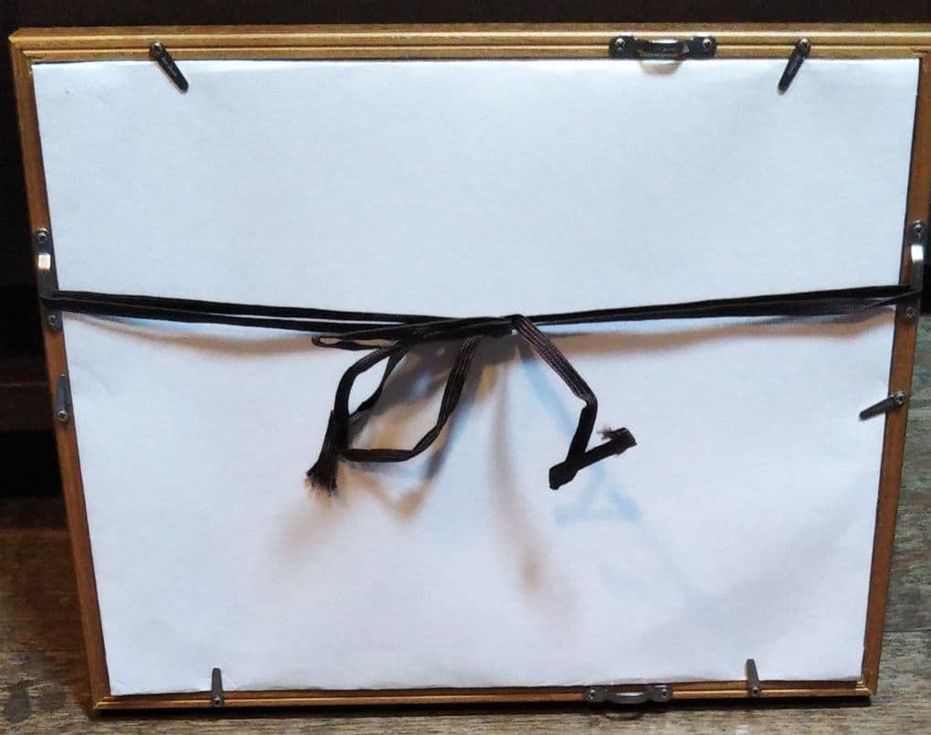 猫8匹押絵　縁起物額装