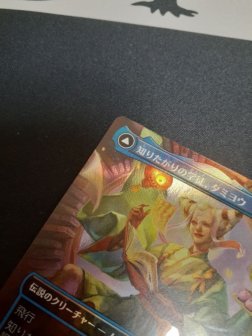 mtg 知りたがりの学徒、タミヨウ　日本語　テクスチャー　foil　その1