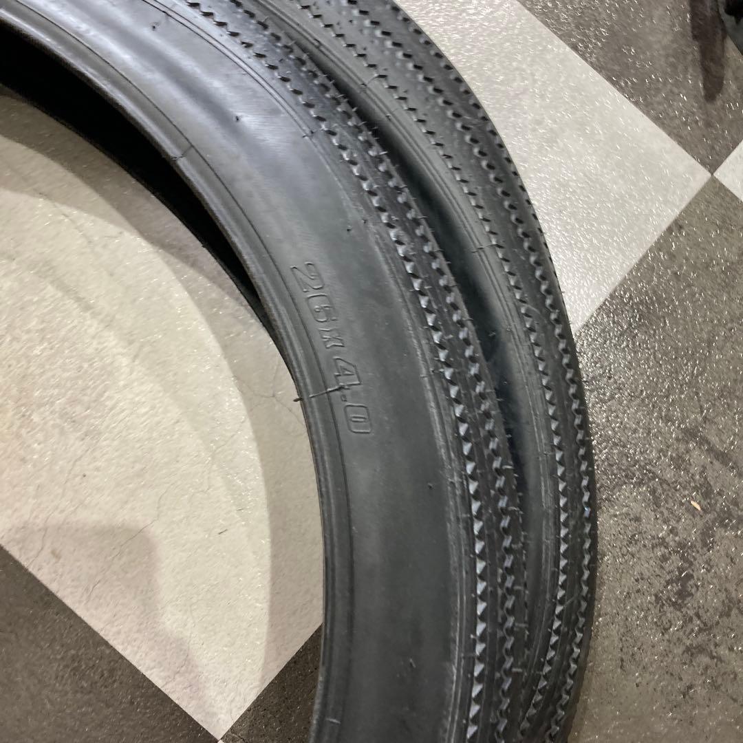 【新品・未使用】VEE TIRES ZIGZAG_26×4.0_2本セット