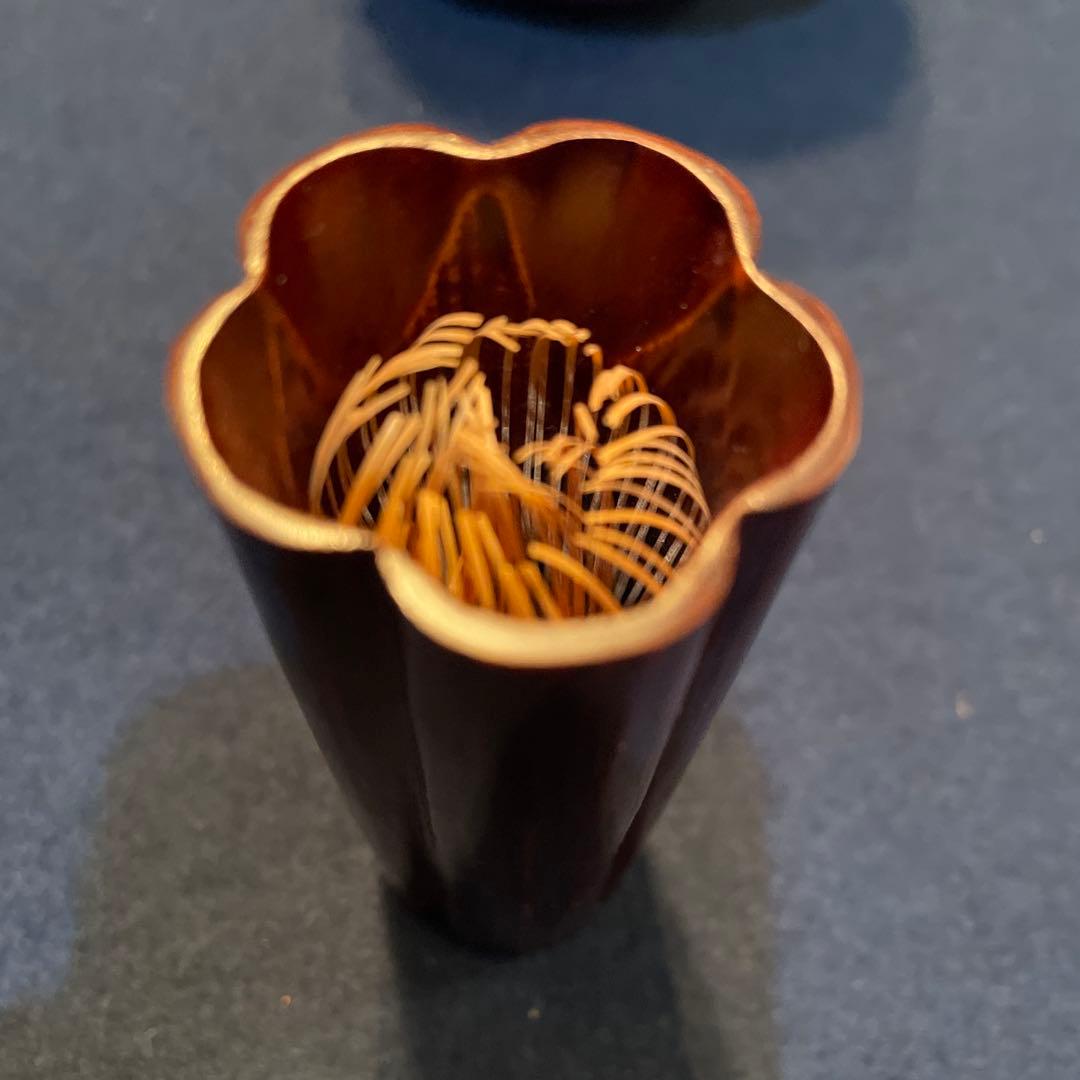 茶道具　茶箱「利休茶箱」※『波千鳥の蒔絵』に※『茶杓は舟の櫓』