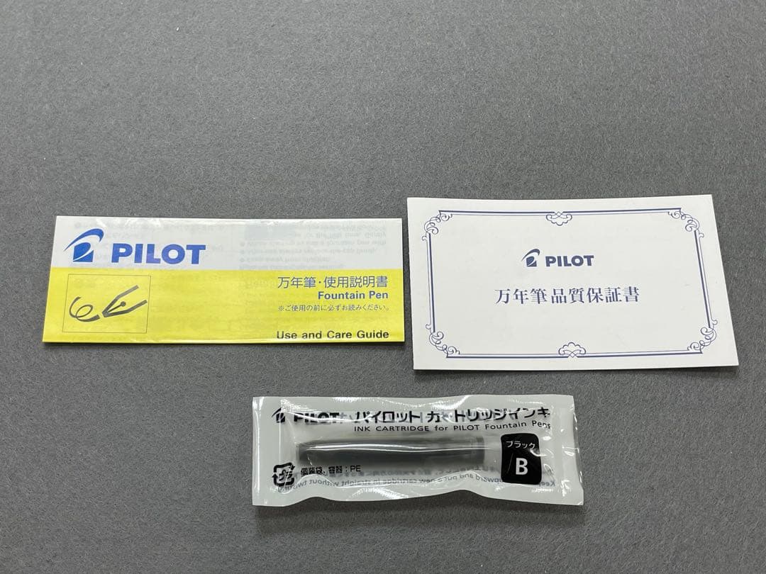 【未使用】PILOT CUSTOM74 ブラック 網目　万年筆　字幅M 限定品