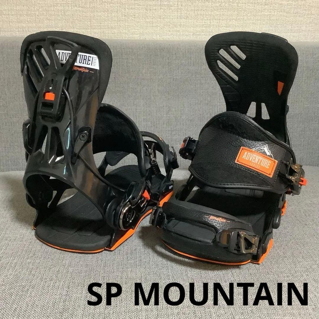 034 SP MOUNTAIN スノーボード　ビンディングバインディング　M