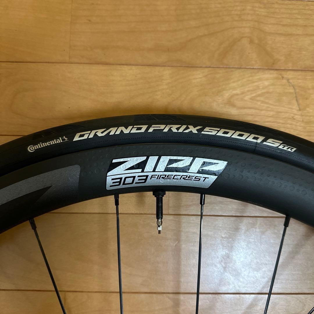ZIPP 303 Firecrest、Continental GP5000STR