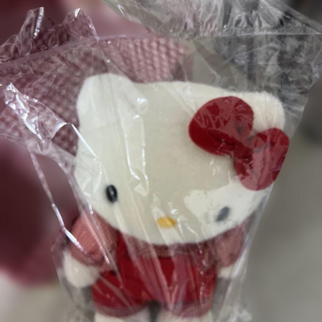 希少！非売品シリアルナンバー付　ハローキティ ぬいぐるみ 未開封　ボックス付き