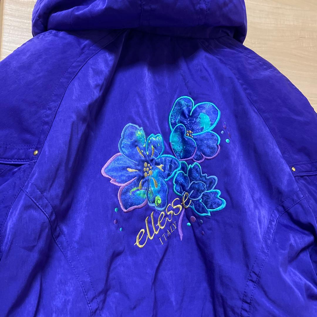 ヴィンテージ　90年代　Ellesse スキーウェアセット 紫 160