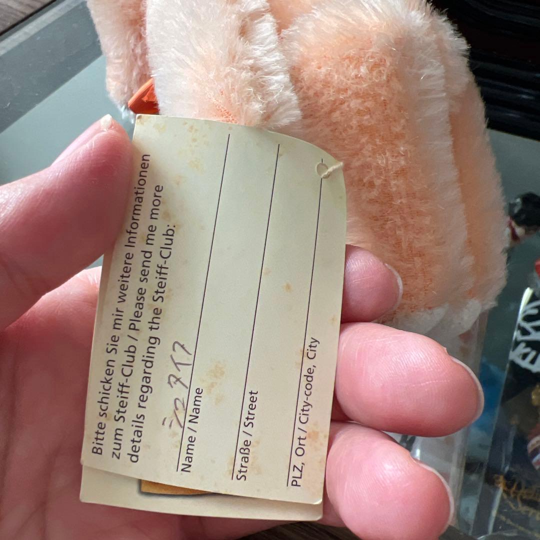 シュタイフ　テディベア　Holland 1995 オレンジ　Steiff