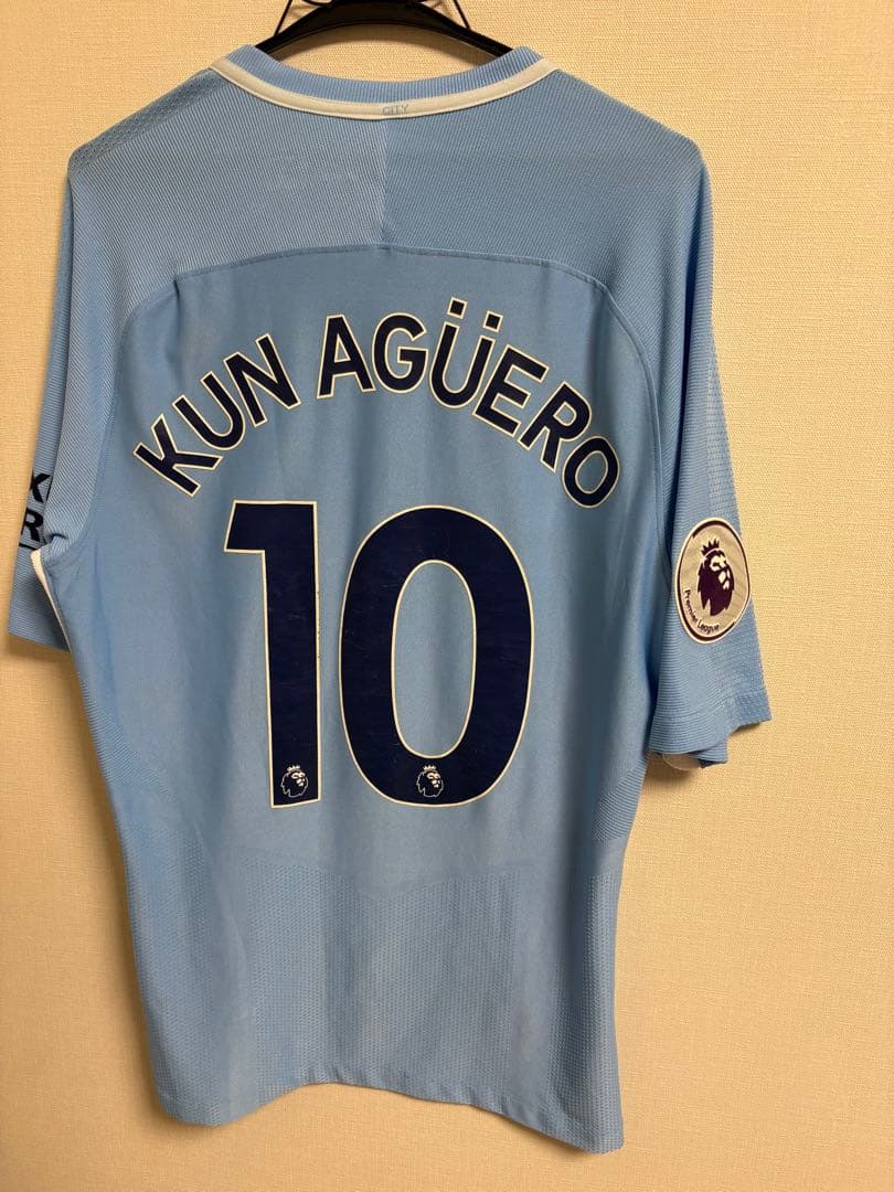 マンチェスター・シティ アグエロ　ユニフォーム　オーセンティック