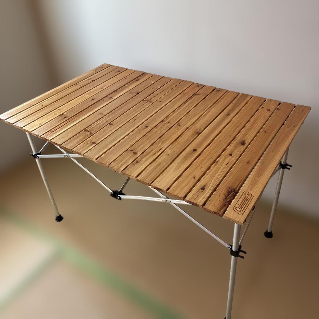 Coleman ナチュラルウッドローテーブル110