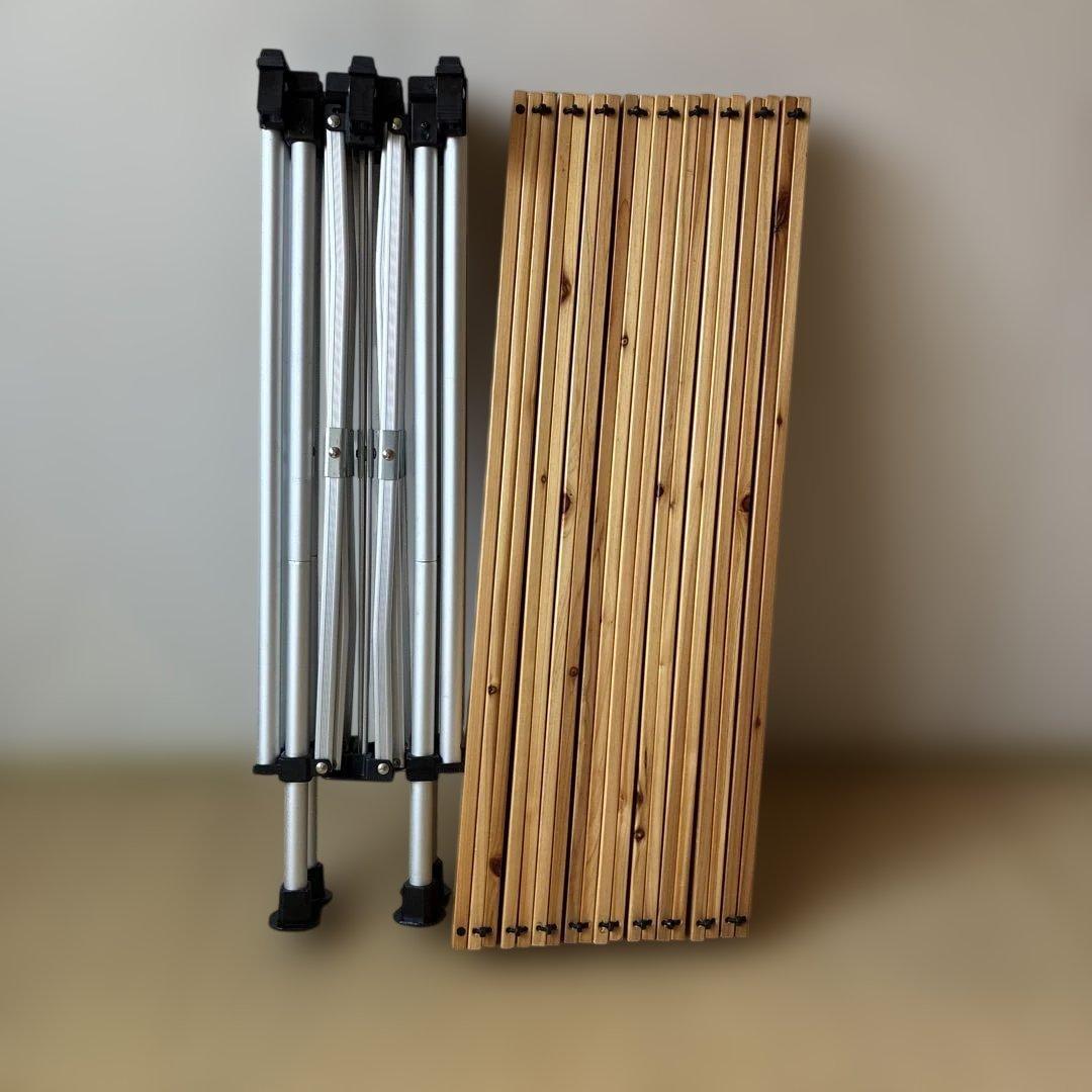 Coleman ナチュラルウッドローテーブル110