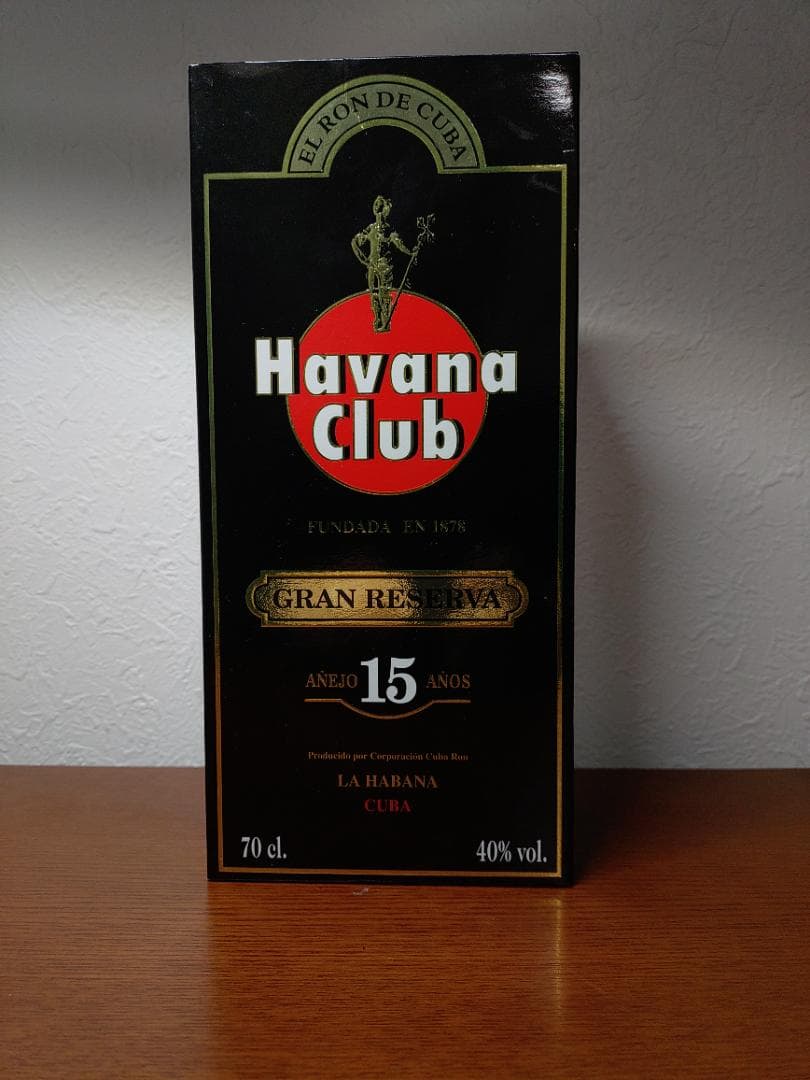 ハバナクラブ15年旧ボトル／HAVANA CULB／ラム酒