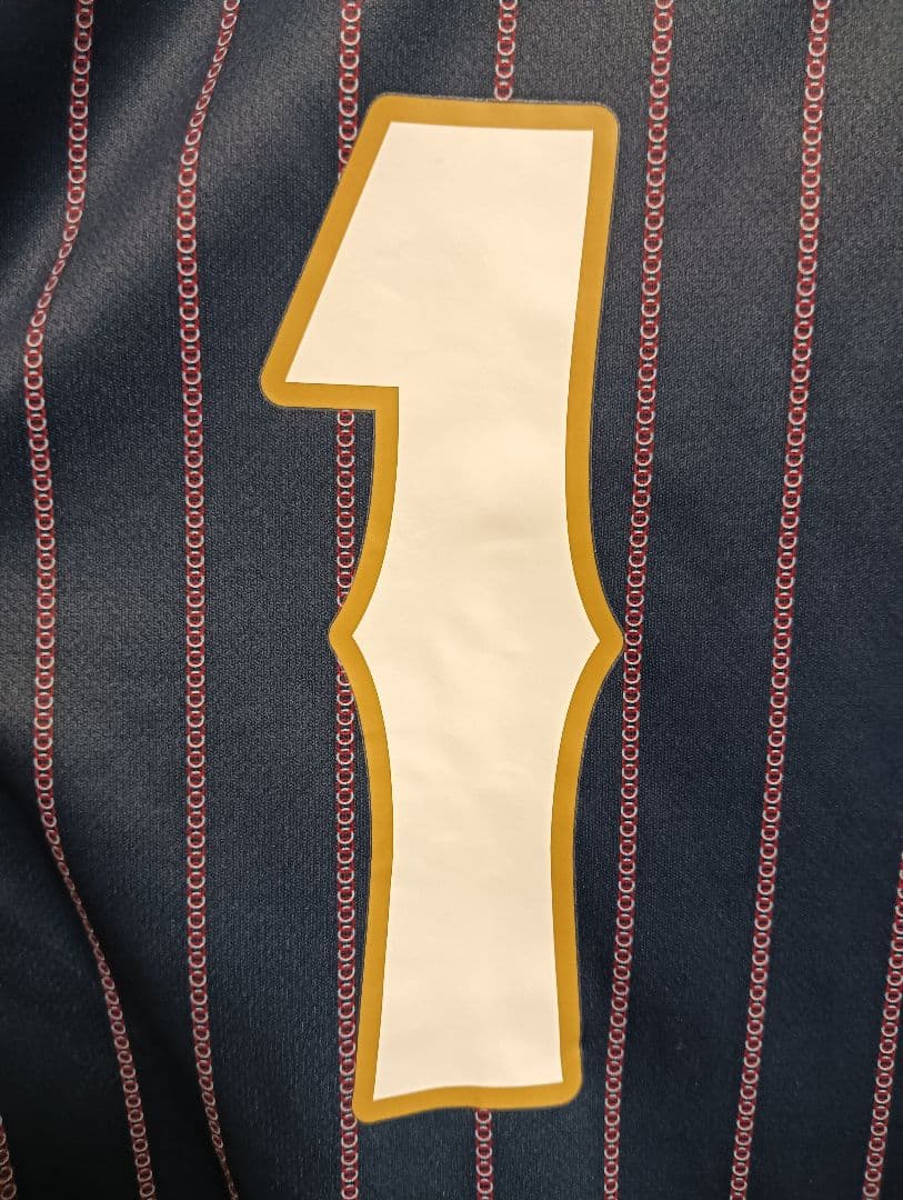 アシックス 侍ジャパン 2017 山田哲人 #1 ユニフォーム ビジター O