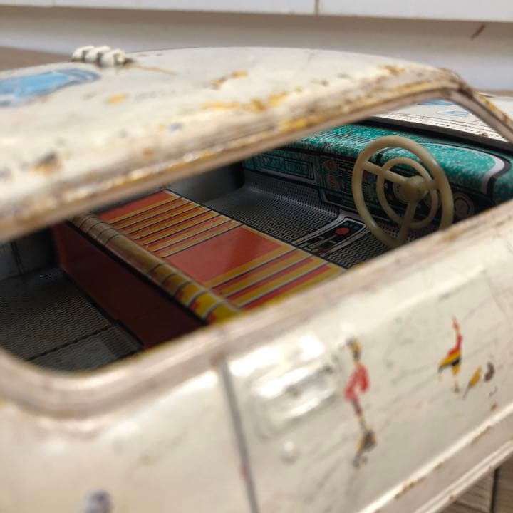 【貴重】‼️ 昭和　❗️ タクシー　❗️ ブリキ　❗️ おもちゃ　‼️