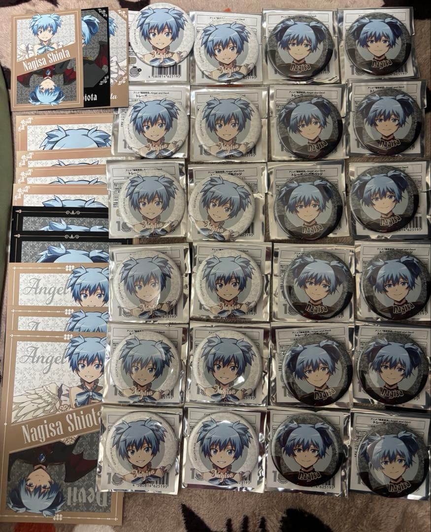 d*7様 潮田渚 ビックカメラ 缶バッジ フォトカード ポストカード 暗殺教室