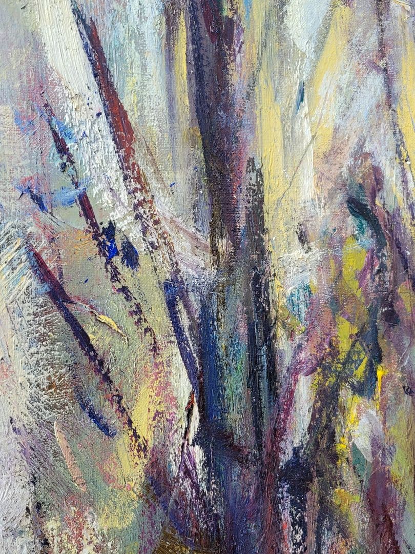 No.11「啓蟄の朝」油彩画