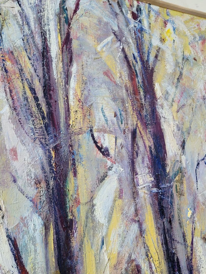 No.11「啓蟄の朝」油彩画