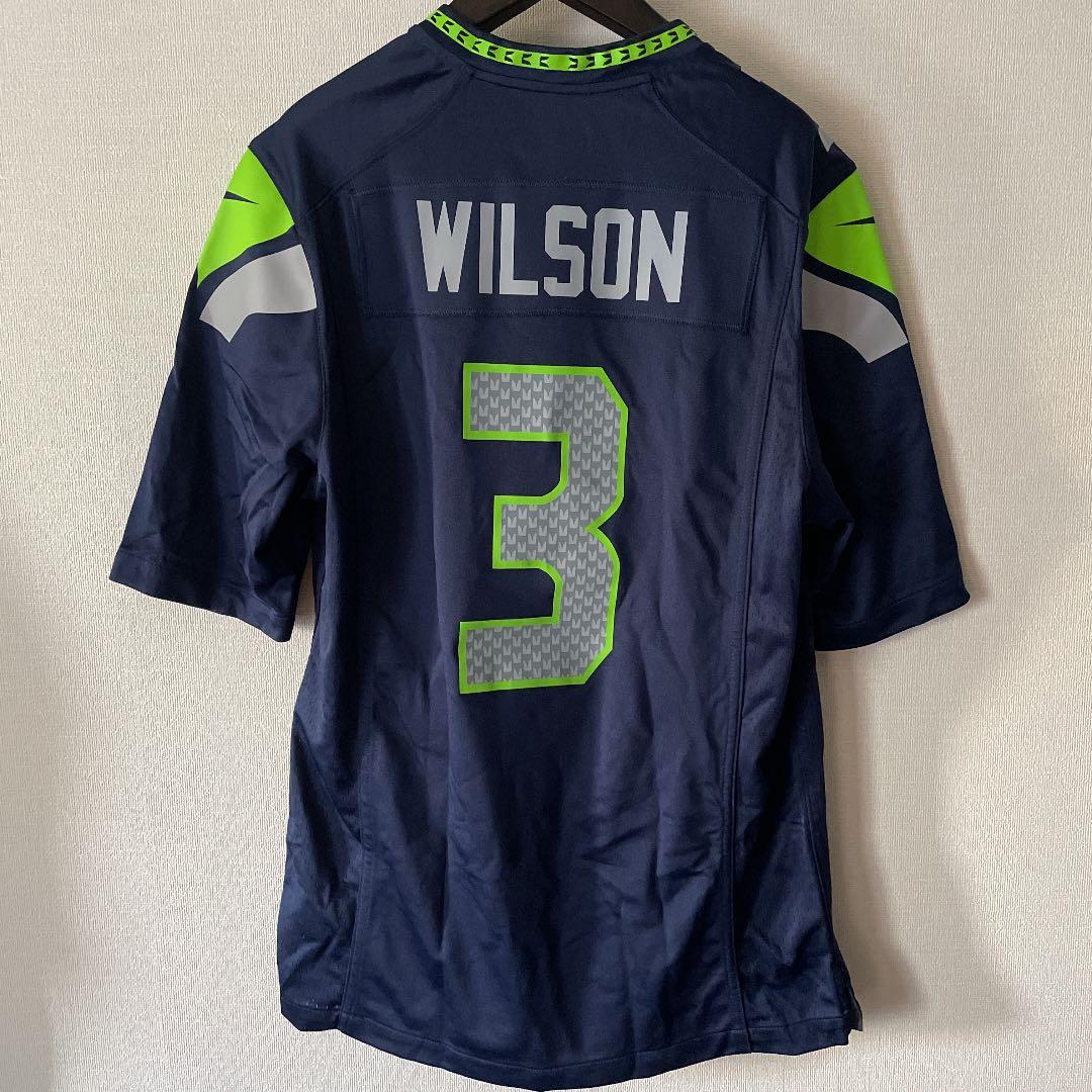 NFL シアトル　シーホークス　ラッセルウィルソン　ジャージ