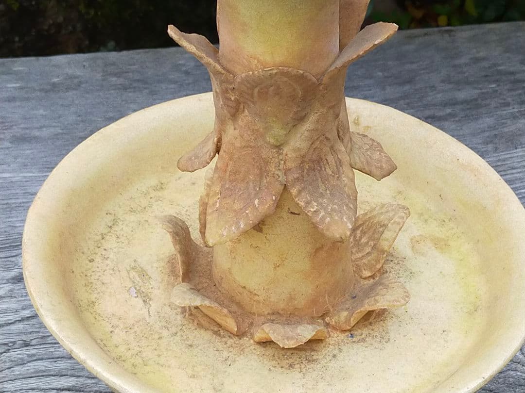 ♥中国　発掘品　高杯　骨董品