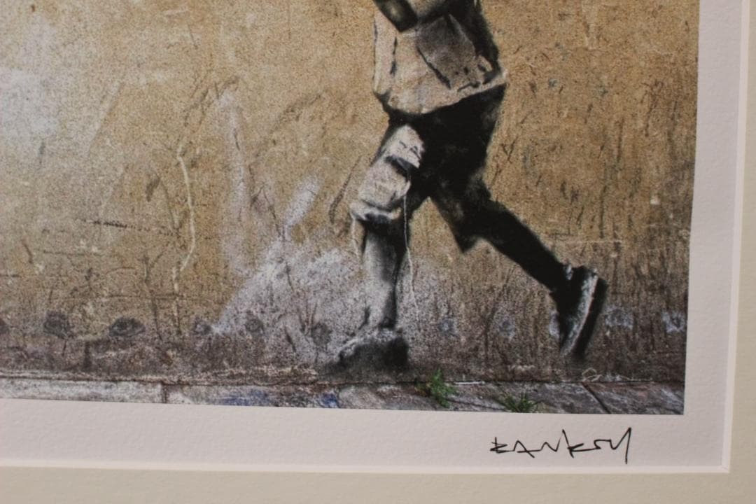 バンクシー Banksy 【No ball games】エスタンプリトグラフ
