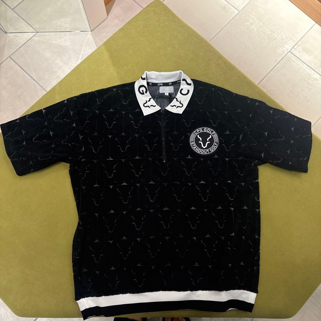 CPG GOLF ブラックパイルシャツ サイズ2