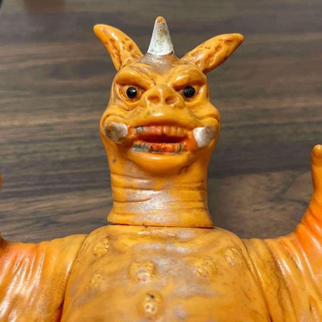 チャンドラー　高さ：約22.0cm　マルサン　ブルマァク　移行期　怪獣　ソフビ