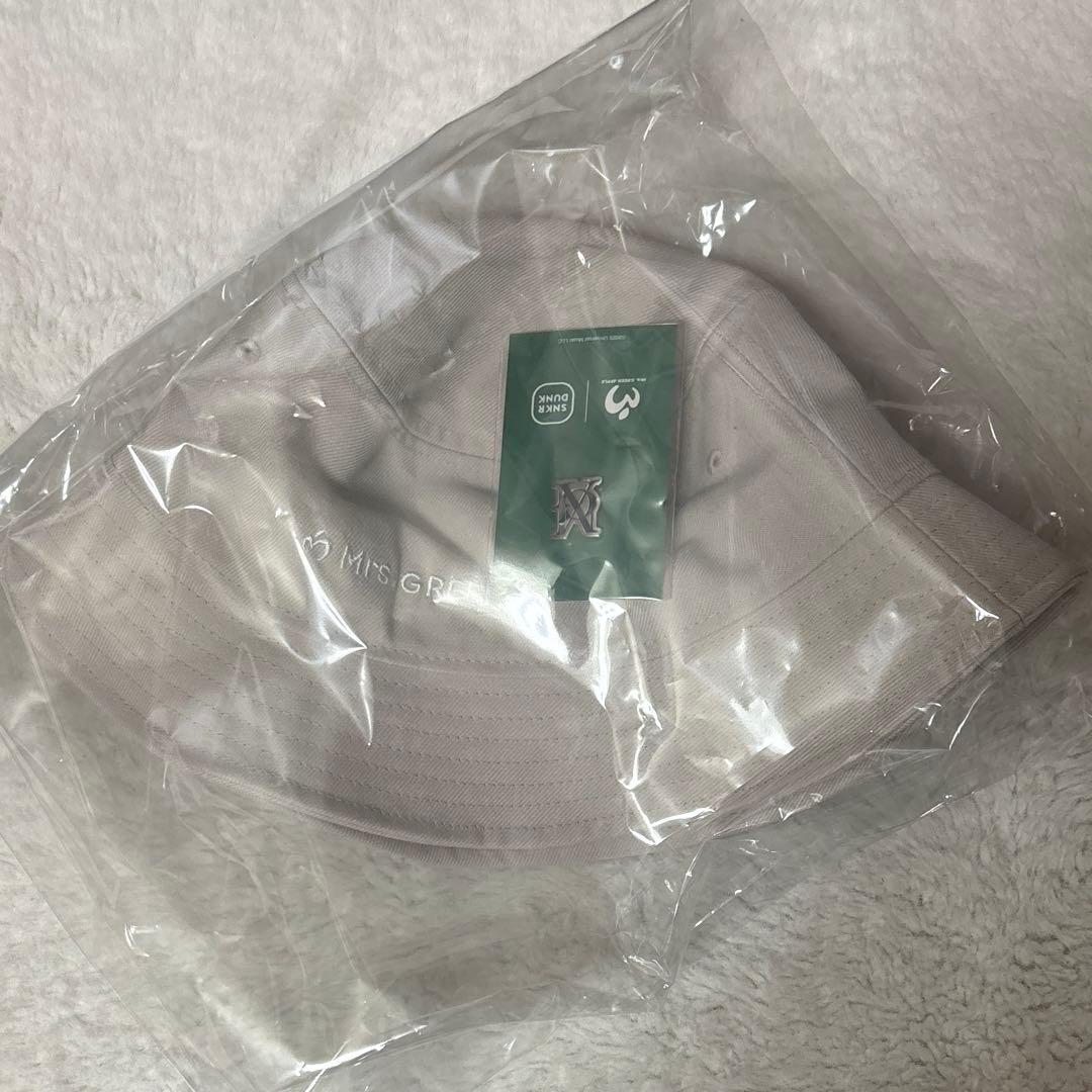 【ピンズ付き】Mrs. GREEN APPLE ×スニダン ベージュ ハット