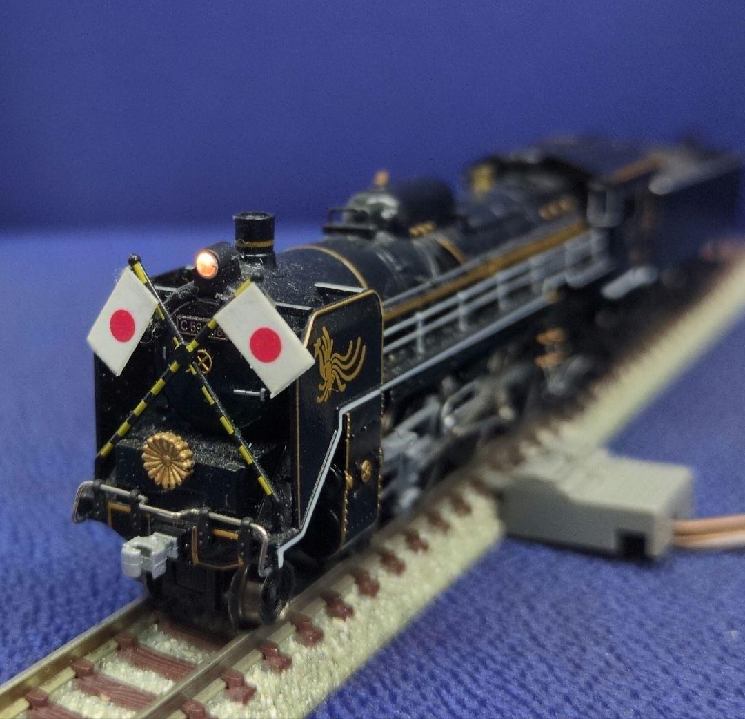 鉄道模型 国鉄 C59 108 お召指定機　　　改良品 蒸気機関車